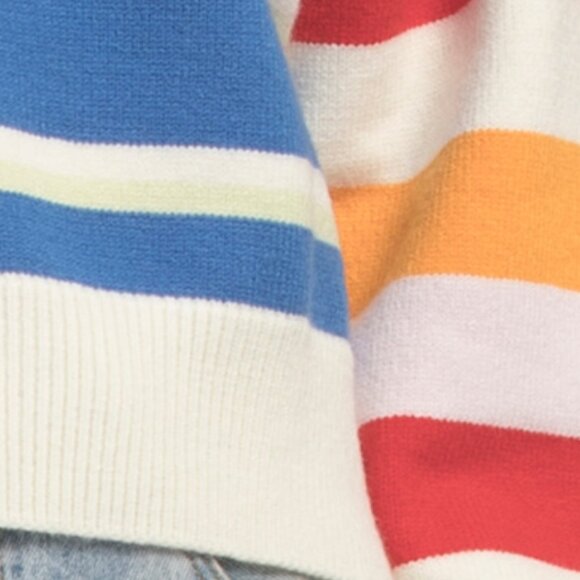 ENDLESS ROSE Striped Polo Sweater - Picture 3 of 3